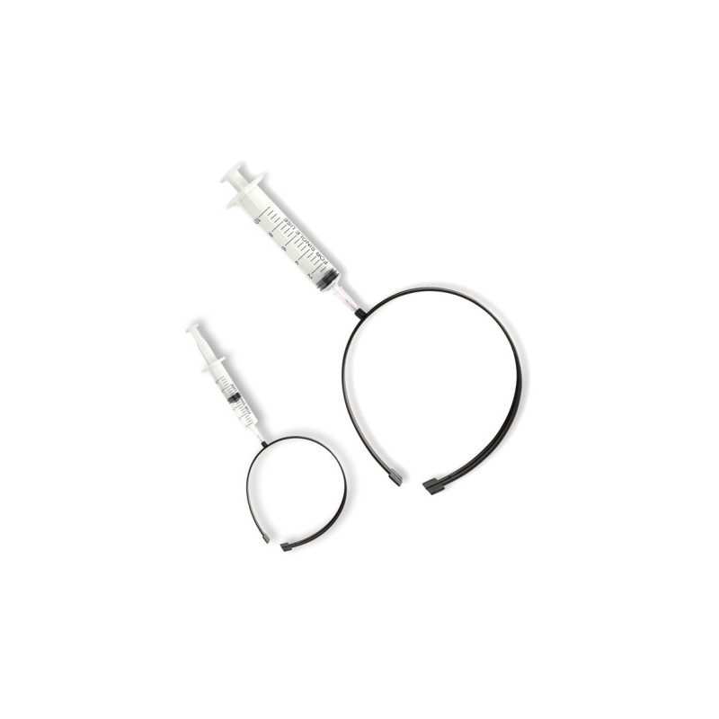 Injekčná striekačka na čelenke